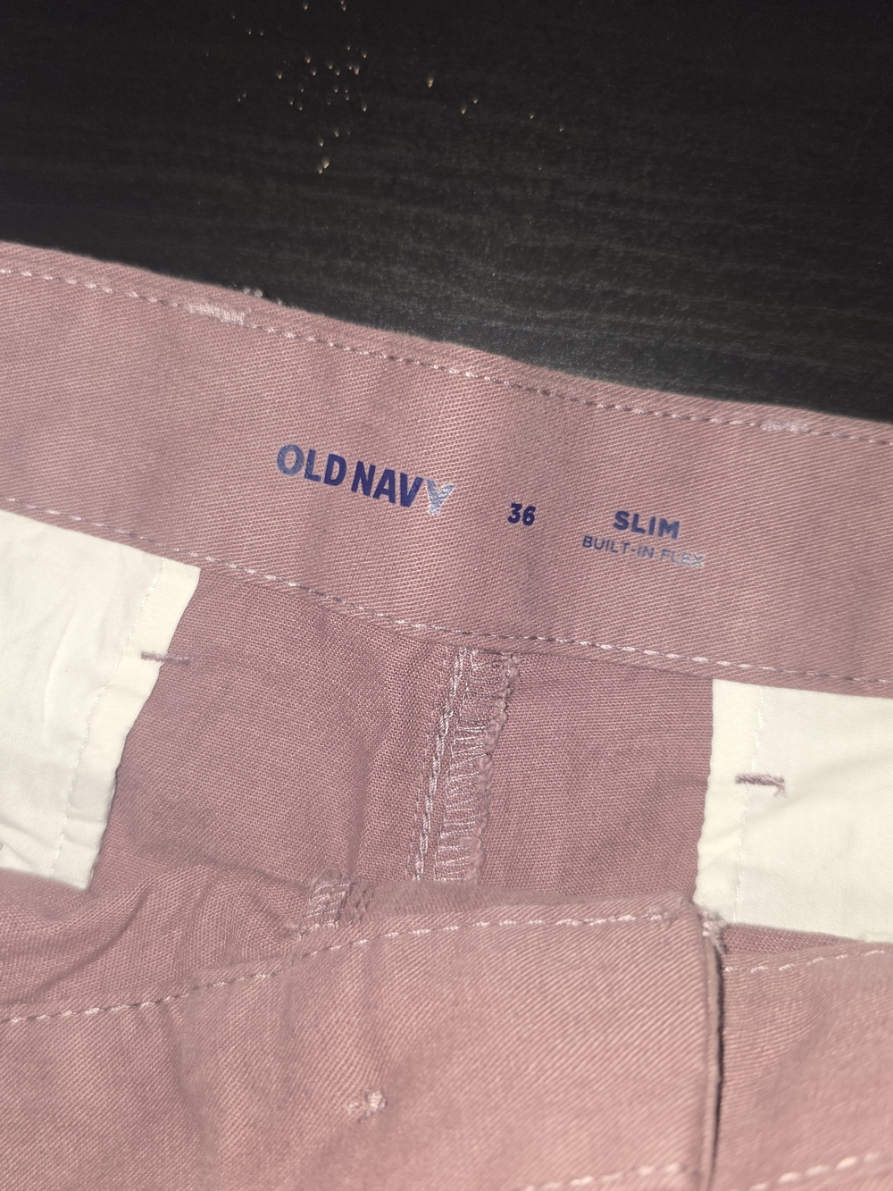 Old Navy Dusty Rose Cotton Shorts Sizes 36" - Picture 2 of 2